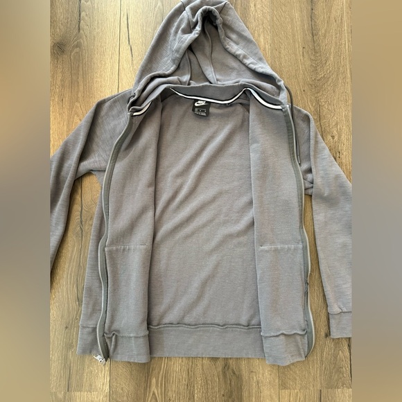 Nike Full Zip Hoodie Gray Size Medium - Picture 3 of 13